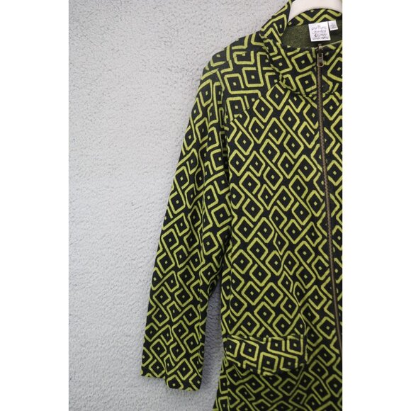 Parsley & Sage Full Zip Cardigan & Reversable Tank Set-Large-Art to Wear-BOHO - Picture 4 of 16